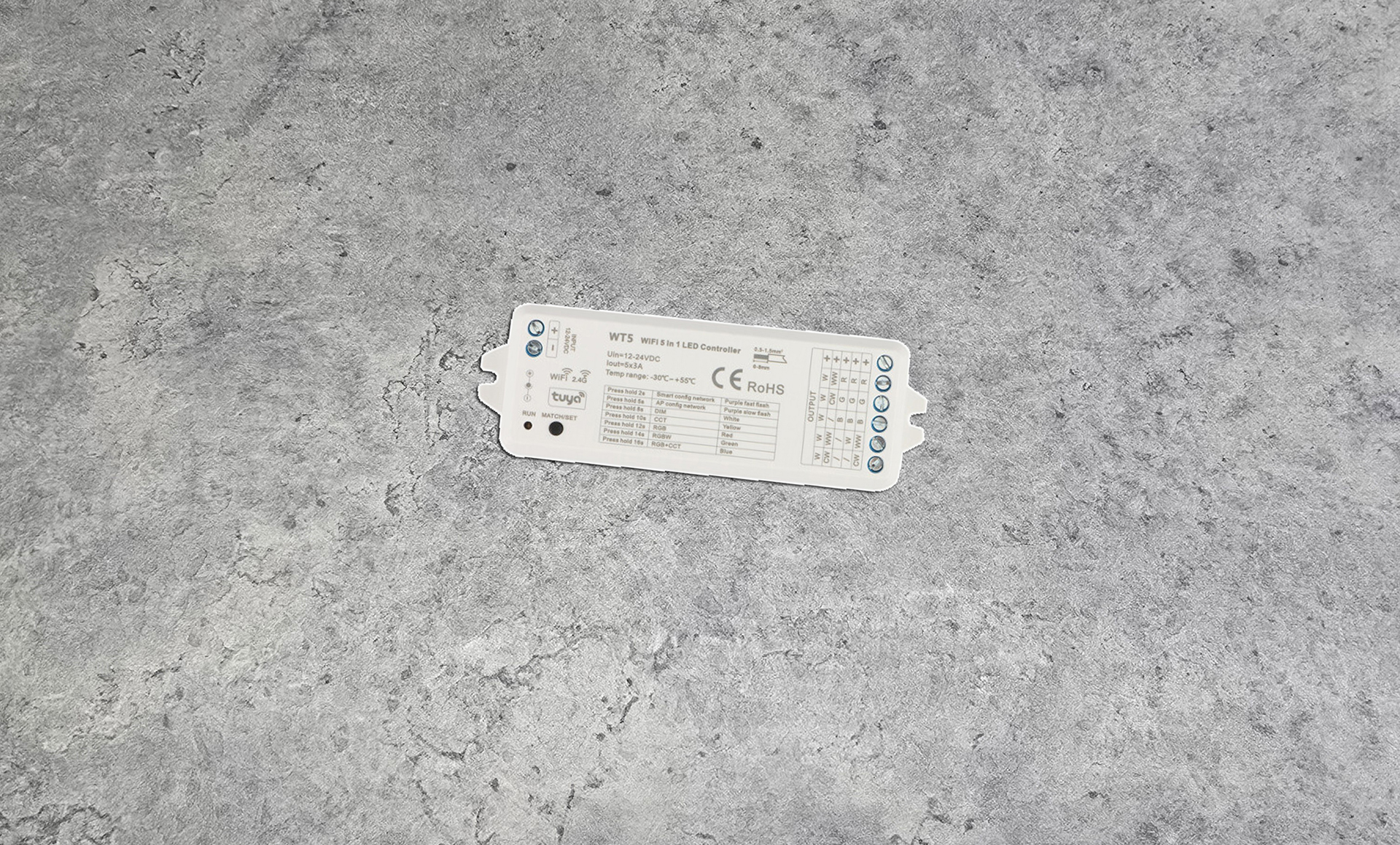 Ultimate Control, No Hub Required: WiFi + Bluetooth 5-in-1 LED Controller